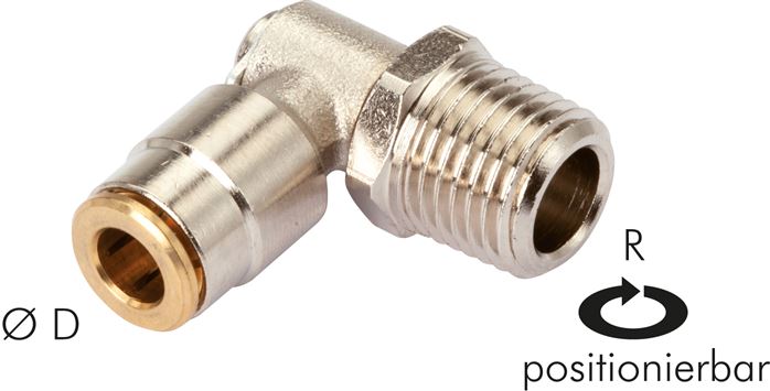 Hochdruck-L-Steckverschraub. M 6 (konisch)-4mm (pos.)
