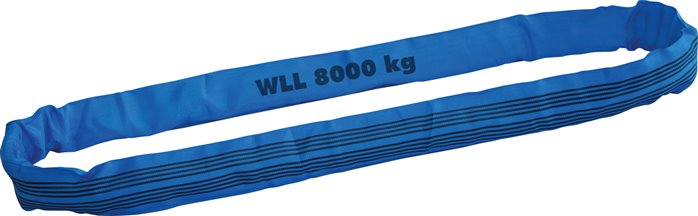 Rundschlinge EN 1492-2, Nutzlänge 4m, WLL 8000kg