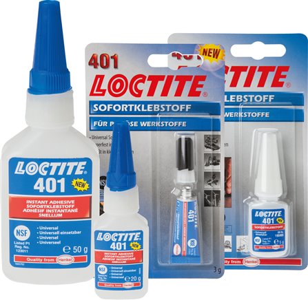 LOCTITE Sekundenkleber, 100 g, für Metalle und Kunststoffe, schlagzäh