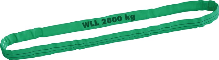 Rundschlinge EN 1492-2, Nutzlänge 2m, WLL 2000kg