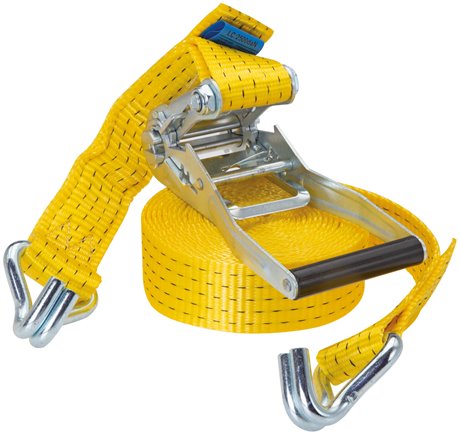 Ratschen-Zurrgurt (35mm) 4m, 2.000daN, Druckratsche, 2-teilig