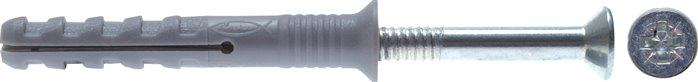 FISCHER Nageldübel 6x80, 100er Pack, Standard (Senkkopf)