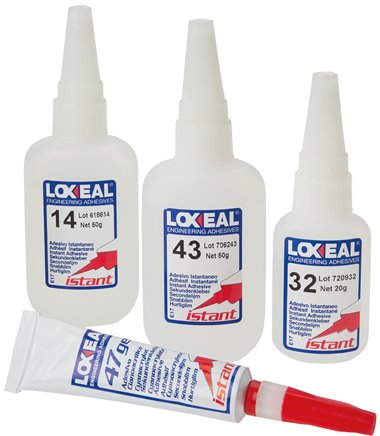 LOXEAL Sekundenkleber, 50 g, Hohe Festigkeit - langsame Aushärtung